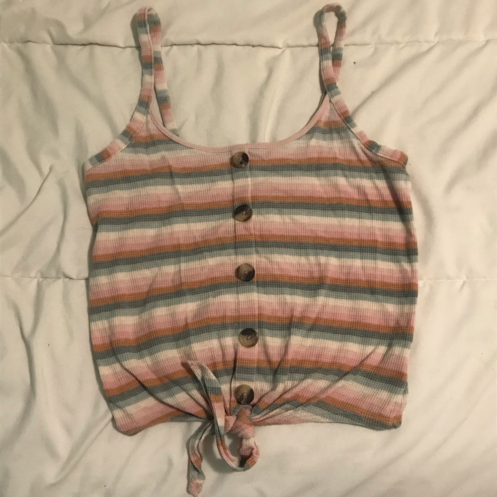 striped tank top